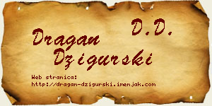 Dragan Džigurski vizit kartica